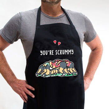 Funny Rugby Apron For Partner, 2 of 3