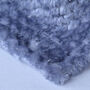 Personalised Dusty Blue Honeycomb Blanket For Baby, thumbnail 7 of 10