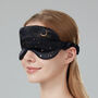 Mulberry Silk Sleep Mask Gift Box Star And Moon Luxury, thumbnail 3 of 6