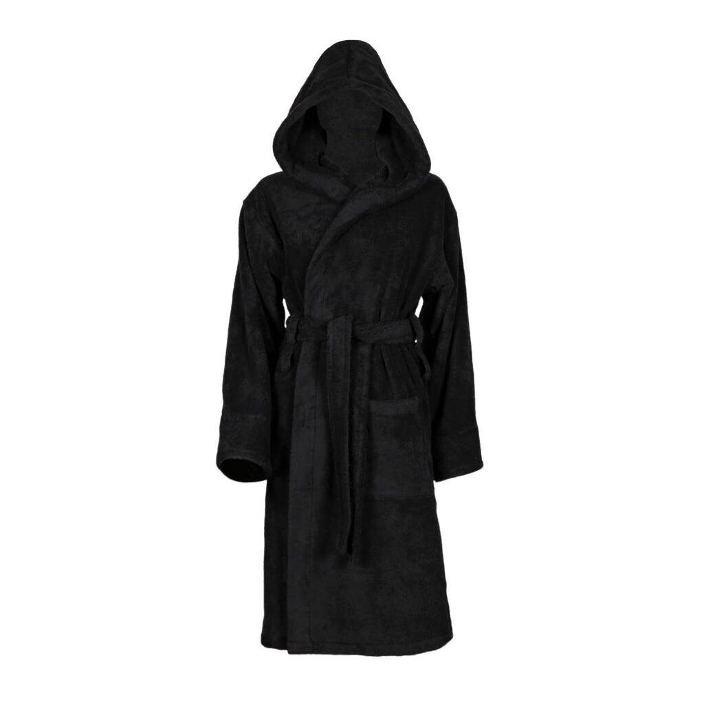 Personalised Cotton Hooded Bathrobe By Duncan Stewart