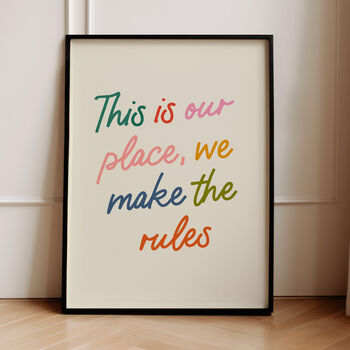 This Is Our Place Print, 2 of 2