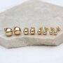 9ct Yellow Gold Spanish Ball Stud Earrings, thumbnail 1 of 10