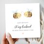 Romantic Bee Pun Husband Birthday Card, Meant To Bee Card For Her Or Him, Any Relationship, thumbnail 1 of 4