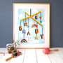 Hey Baby Mobile Personalised Print, thumbnail 1 of 2