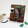 Printed Sage Botanical Accessories And Phone Holder, thumbnail 11 of 12