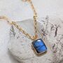 The Rectangle Labradorite Necklace, thumbnail 1 of 10