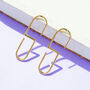 Minimalist S Drop Sterling Silver Modern Earrings, thumbnail 4 of 7