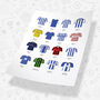 Brighton Classic Retro Football Kits Team Print, thumbnail 3 of 4