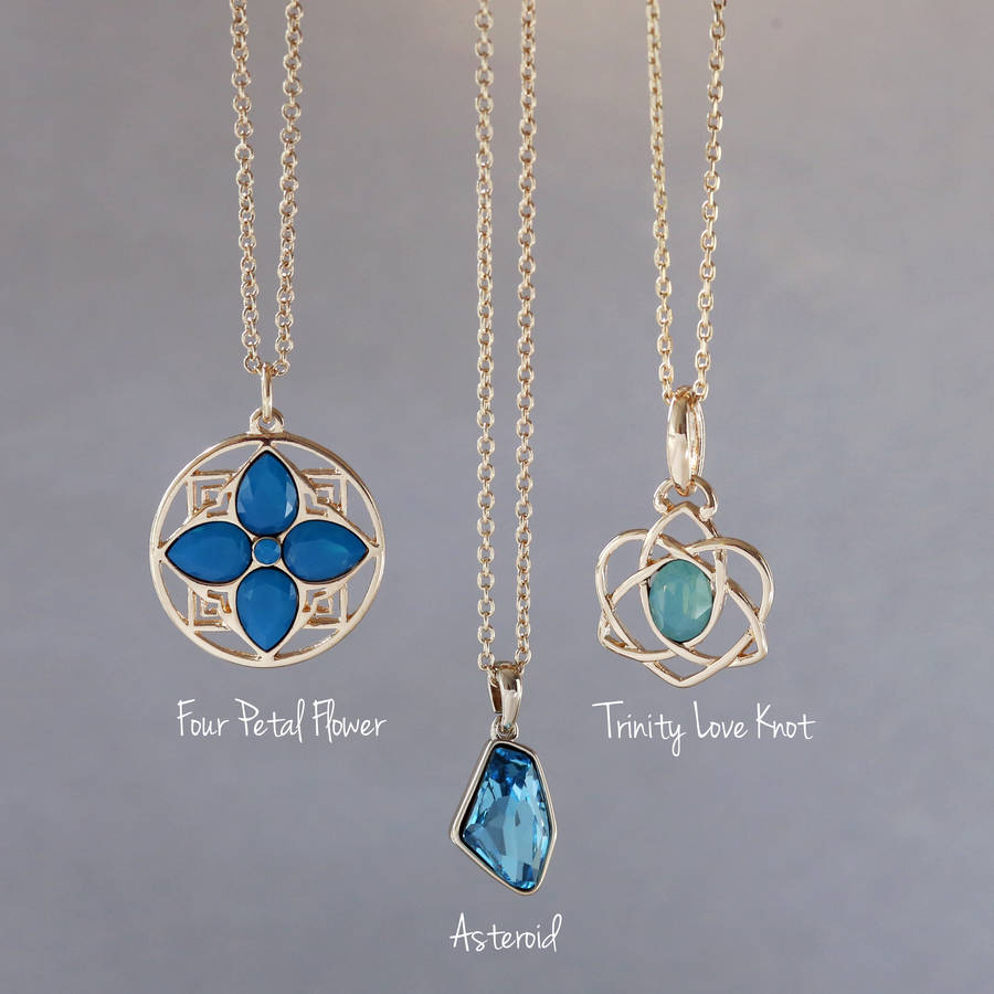 gold and turquoise charm collection by j&s jewellery