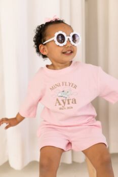 Mini Flyer/ First Time Flyer Personalised Embroidered Holiday Airport T Shirt, 4 of 6