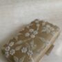 Dark Gold Pearl Rectangular Clutch Bag, thumbnail 3 of 10