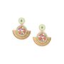 Woven Gypsy Post Earrings, thumbnail 3 of 3