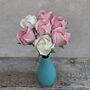 Pastel Origami Paper Roses Bouquet, thumbnail 1 of 11