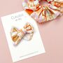 Smiley Face Scrunchie And Hair Bow Set, thumbnail 1 of 5