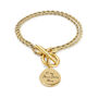 Personalised Handwriting T Bar Bracelet With Rope Chain, thumbnail 2 of 5