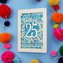 Silver Wedding Anniversary Card 25 Amazing Years, thumbnail 8 of 11