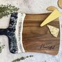 Personalised Couples Name With Rings Resin Cheese Board | Anniversary, Wedding Gift, thumbnail 5 of 9