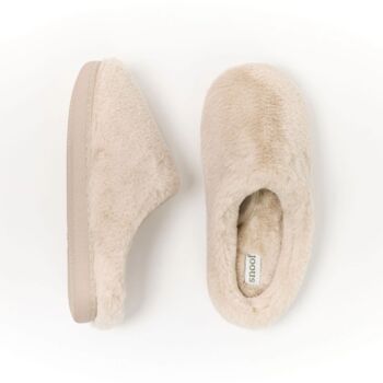 Luxury Soft Wide Fit Arch Support Memory Foam Mule Slippers, 8 of 10