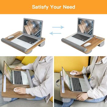 Multifunctional Laptop Tray With Cushion, 4 of 4
