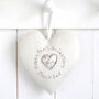 Personalised 40th Ruby Wedding Anniversary Heart Gift, thumbnail 4 of 11