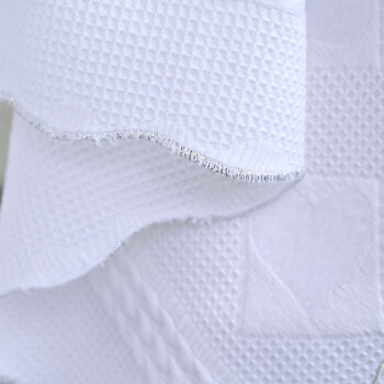 Personalised White Shawl For Christening, 3 of 4