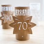 50th Personalised Birthday Star Lantern Centrepiece, thumbnail 3 of 10
