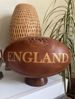 England Rugby Ball With Stand, 4 of 4