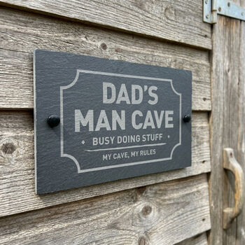 Personalised Any Message Slate Wall Sign 25 X 15cm, 2 of 9