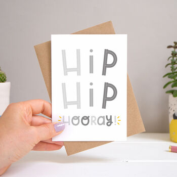 Hip Hip Hooray Celebration Card, 6 of 11