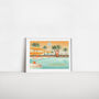 Ocean Beach Nightclub Ibiza Travel Poster Art Print, thumbnail 4 of 8