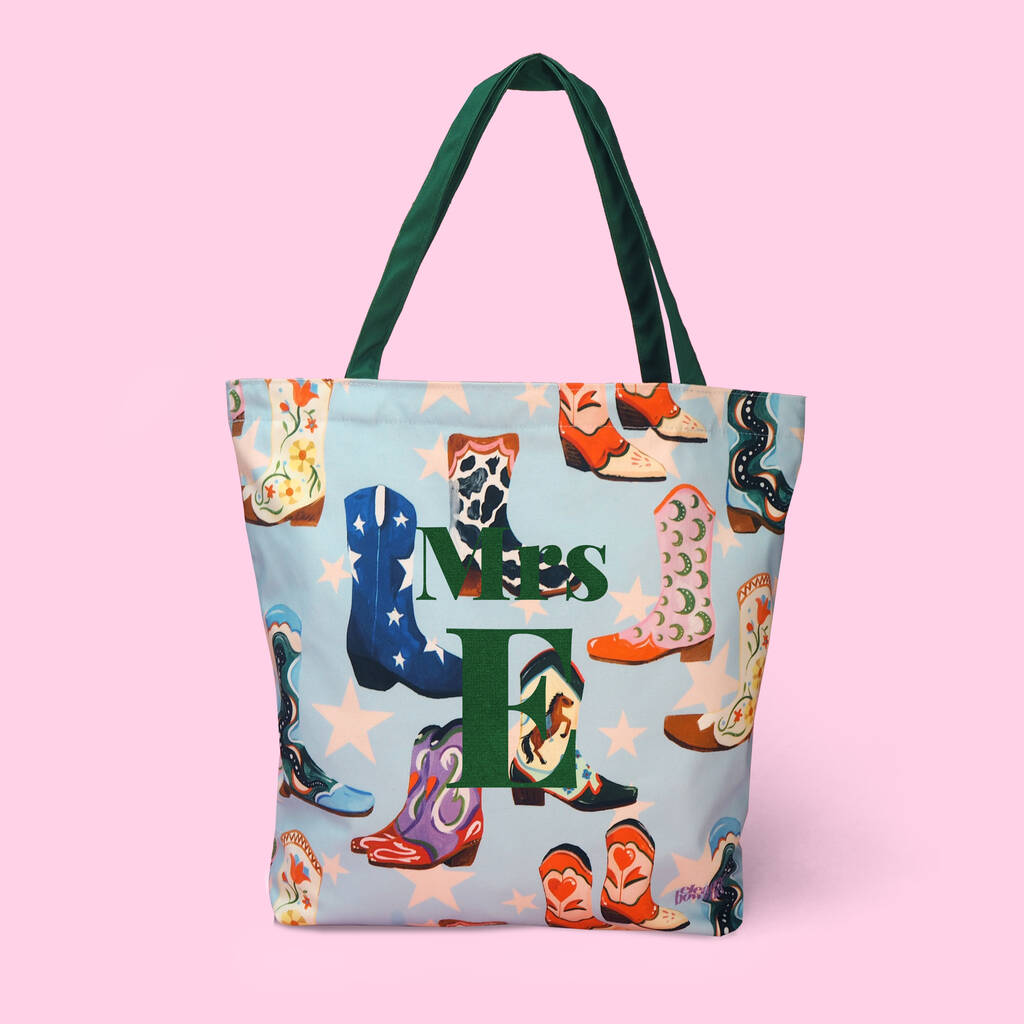 'Mrs' Cosmic Cowgirl Tote Bag By Eleanor Bowmer | notonthehighstreet.com