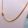 Flat Snake Bone Chain Clavicle Necklace Non Tarnish, thumbnail 7 of 11