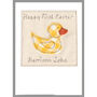 Personalised Duck New Baby Girl / 1st Birthday Card, thumbnail 7 of 8