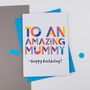 Personalised Any Family Name Birthday Card Dad Mummy Granny, thumbnail 5 of 6