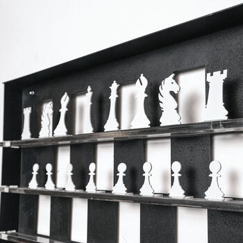 Vertical Chess Board Wall Game, 8 of 10