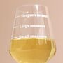 Personalised Your Measure Wine Glass, thumbnail 2 of 4