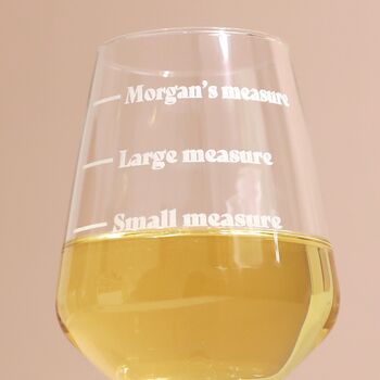 Personalised Your Measure Wine Glass, 2 of 4