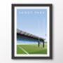 Sandy Park Exeter Chiefs Rugby Poster, thumbnail 8 of 8