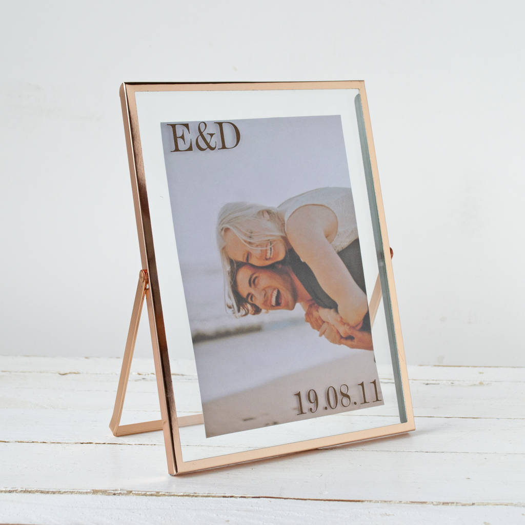 Personalised Anniversary Frame By Solesmith