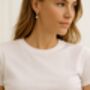Light Line Bar And Circle Necklace, thumbnail 4 of 4