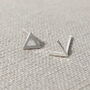 Triangle And V Shape Mismatched Earrings, thumbnail 1 of 5
