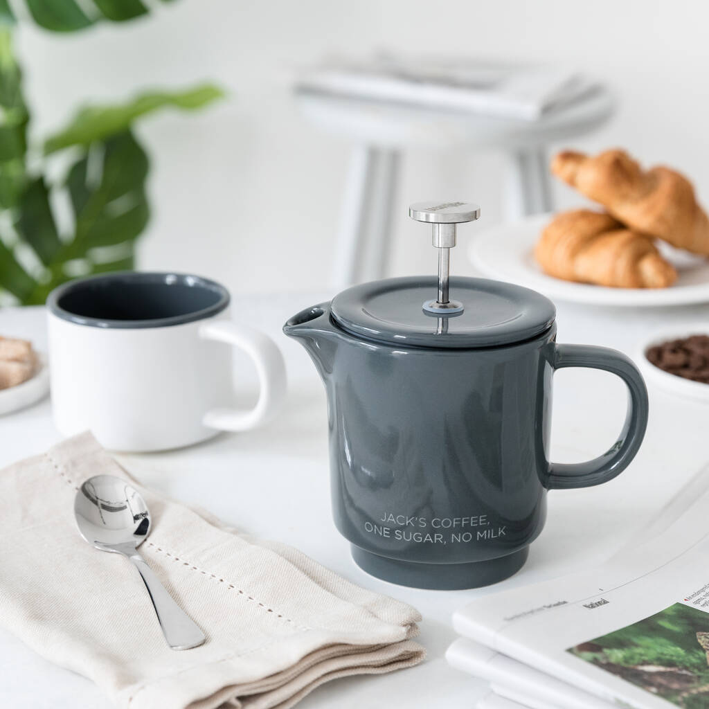 Father's Day Ceramic Cafetiere And Mug Set, 1 of 10