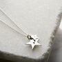 Mummy And Baby Personalised Star Necklace, thumbnail 6 of 12