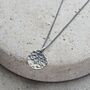Men's Personalised Textured Disc Necklace, thumbnail 1 of 5