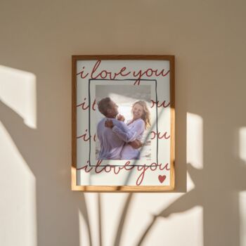 Photo Love Print | Personalised I Love You Gift, 3 of 5