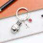 Silver Boxing Personalised Keyring, thumbnail 7 of 11