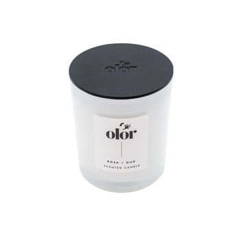 Rosa + Oud Scented Luxury Candle, 5 of 7