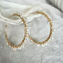 Isla Pearl Hoops, thumbnail 6 of 8