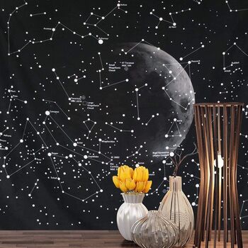 Constellation Space Galaxy Wall Tapestry, 3 of 7