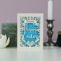 Personalised Papercut Happy Easter Card, thumbnail 8 of 8
